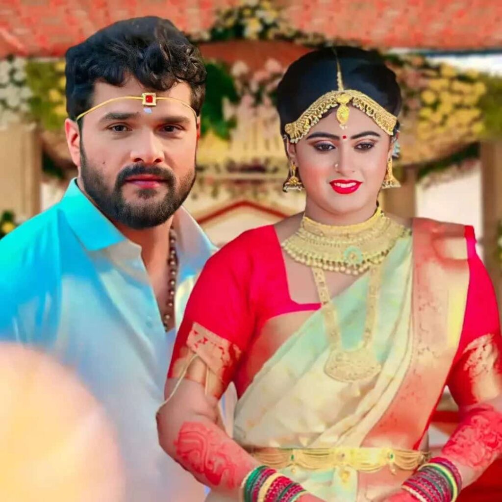 Khesari Lal Yadav and Meghashree